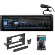 1-Din Alpine Digital Media Bluetooth Stereo Receiver For 1987-93 Ford Mustang Cheap