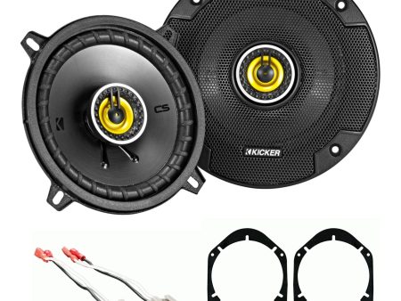 Kicker CSC 5.25  Rear Speaker Replacement Kit+Harness For 1997-1998 Ford F-150 Online Hot Sale