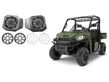 Kick Panel Kicker KM Speakers for 2018 Polaris Ranger XP1000 in Pod Enclosures Fashion