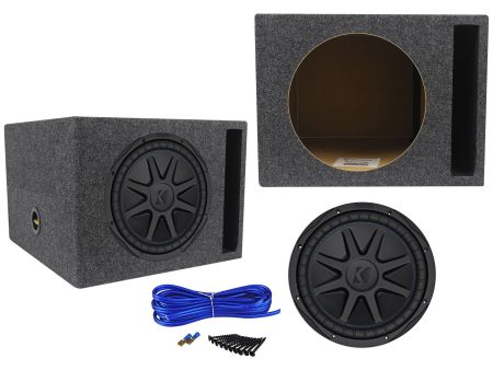 Kicker 44CVX122 CVX Comp VX 12  750w RMS Car Subwoofer+Vented Sub Enclosure Box Cheap