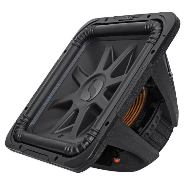 Kicker 15  Solo Baric L7S  L7S154 Solobaric Subwoofer + Vented Sub Box Enclosure on Sale