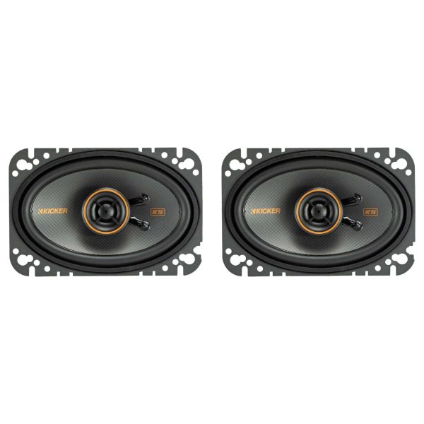 4x6  Kicker Front KSC Speaker Replacement Kit for 1987-1995 Jeep Wrangler YJ For Sale