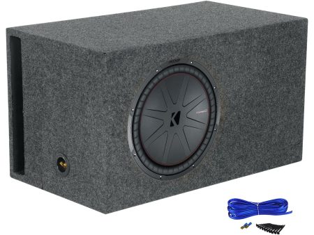 Kicker 48CWR154 COMPR15 15  1600 Watt Car Subwoofer+Vented Sub Box Enclosure Discount