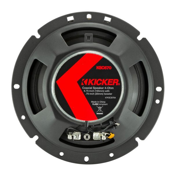 (4) Kicker 47KSC6704 KSC670 6.75  100 Watt 2-Way Car Stereo Speakers KSC67 Online now