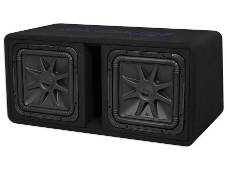 Kicker 44DL7S122 Dual 12  3000w L7 Solo-Baric L7S Loaded Sub Enclosure 44L7S122 Online