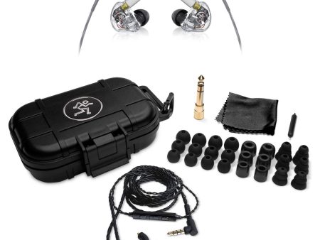 Mackie MP-360 Triple Balanced Armature Professional In-Ear Monitors+Hard Case Fashion