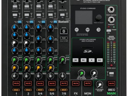 Mackie ONYX8 8-Channel Analog Mixer w  Multi-Track USB 3-Band EQ+Bluetooth on Sale