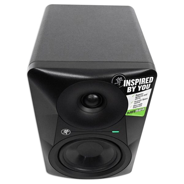 Mackie MR524 5” 50w Powered Studio Monitor Class A B Speaker+Samson Headphones Online