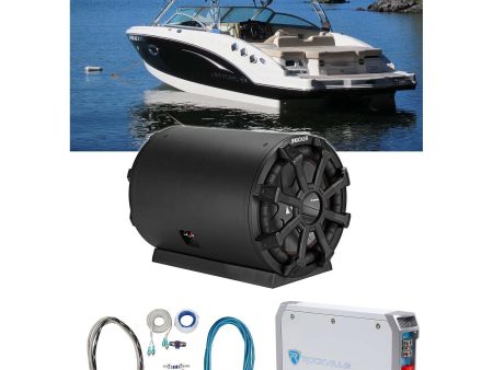 KICKER 46CWTB104 TB 10  800 Watt Marine Subwoofer+Enclosure+Amplifier For Boat Online