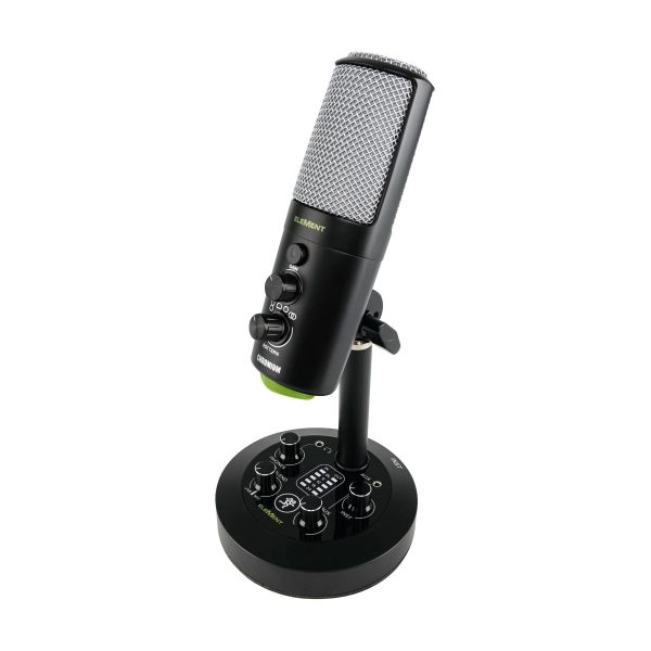 Mackie Chromium USB Recording Zoom Podcast Streaming Microphone w Built-in Mixer Discount