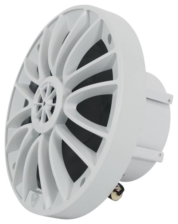 (4) Rockville RM-PREMIUM-65 WHITE 6.5  600w Marine Boat Speakers - Crisp Sound! Sale