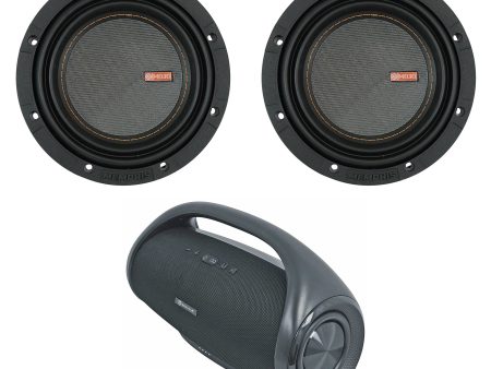 (2) Memphis Audio MOJO MJM612 6.5  1400w Competition Car Subwoofers+Home Speaker For Cheap