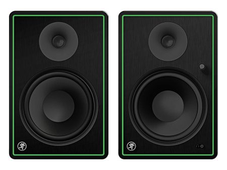 Pair Mackie CR8-XBT 8  160w Reference Multimedia Studio Monitors w Bluetooth Supply