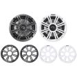 (2) KICKER KM65 6.5  White Marine Wakeboard Tower Speakers+MTX Amplifier+Wires Fashion