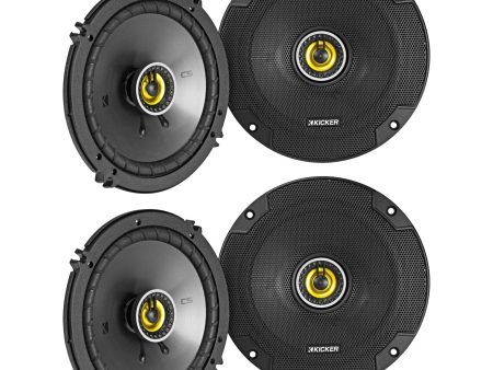 Kicker 46CSC 6.5  Front+Rear Speaker Replacement For 2000-2003 Nissan Maxima Online Sale