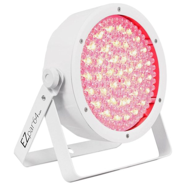 Chauvet DJ EZpar 64 RGBA Battery Power SlimPar Portable Par LED Wash Light White Fashion