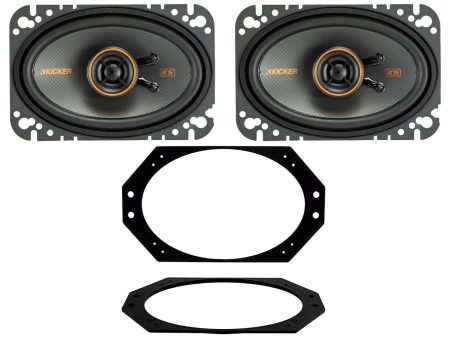 4x6  Kicker Front KSC Speaker Replacement Kit for 2003-2006 Jeep Wrangler TJ Supply