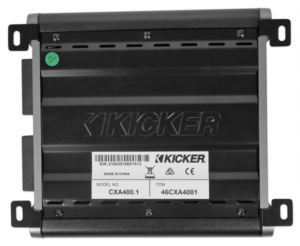 KICKER 46CXA4001T CXA400.1 400w Mono Class D Car Audio Amplifier Amp+Bass Knob For Cheap