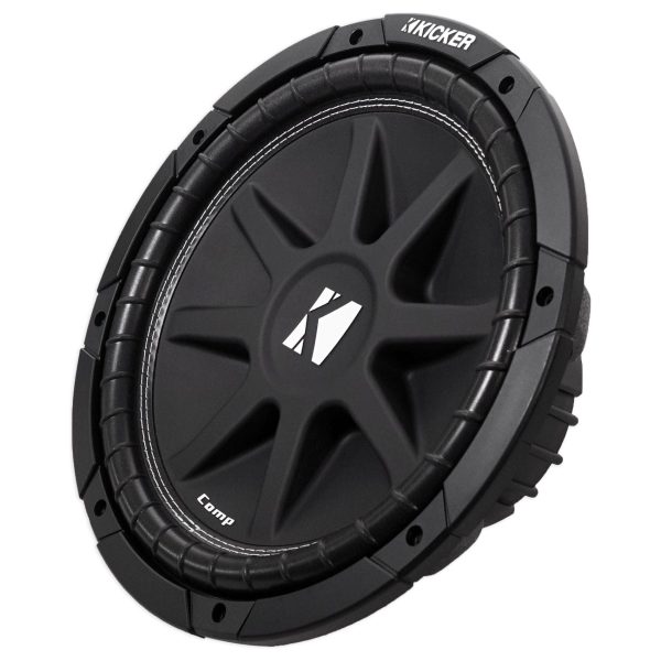 Kicker 43C124 Comp 12  300 Watt SVC 4-Ohm Car Audio Subwoofer Sub For Sale