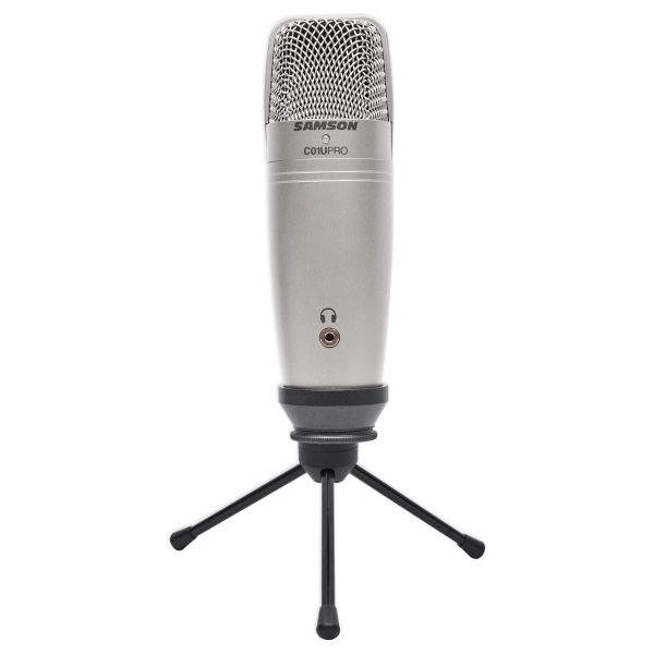 Samson C01U Pro USB Large Diaphragm Studio Condenser Microphone Mic+Tripod Stand For Sale