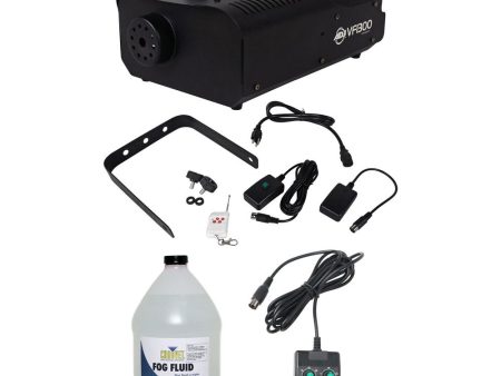 American DJ VF1300 Watt Fog Machine+ADJ VFTR Wired Timer Remote+1 Gal. Fog fluid Discount