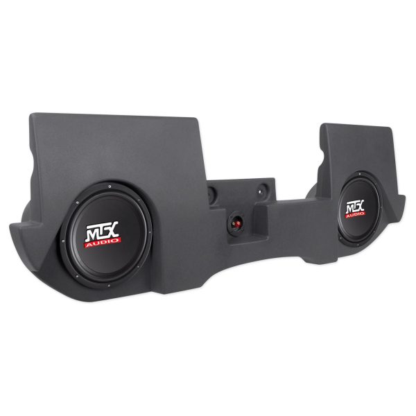 Dual 10  MTX Subwoofers+Sealed Enclosure Box For 2002-16 Dodge Ram Quad Crew Cab on Sale