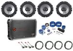 Alpine Type-E 6.5  Speaker Replacement kit+4-Ch Amp For 2002-2005 Honda Civic Si on Sale