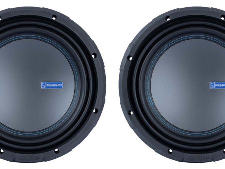 (2) Memphis Audio M71012 10  750w RMS M7 Car Subwoofers Subs w  Impedance Switch Online