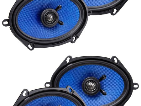 (4) Hifonics HCC5768CX 5x7  6x8  125 Watt 2-Way Coaxial Car Stereo Speakers Online Hot Sale