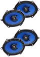 (4) Hifonics HCC5768CX 5x7  6x8  125 Watt 2-Way Coaxial Car Stereo Speakers Online Hot Sale