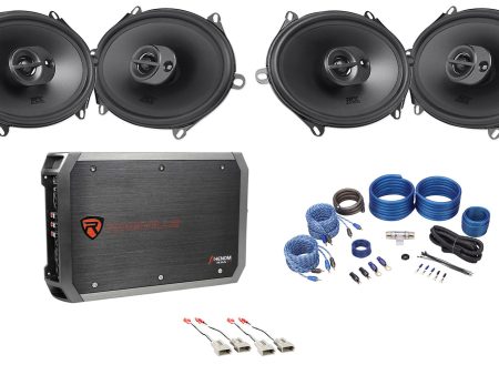 MTX Factory Speaker Replacement Kit+4-Ch Amp For 1999-2003 Ford F-150 Sale