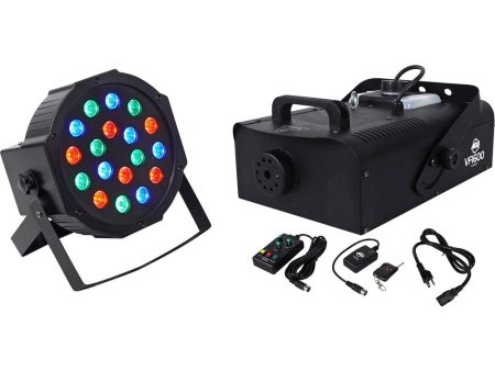 American DJ VF1600 1500w Mobile DMX Fog Machine+Wired Wireless Remotes+Rockpar Online Sale