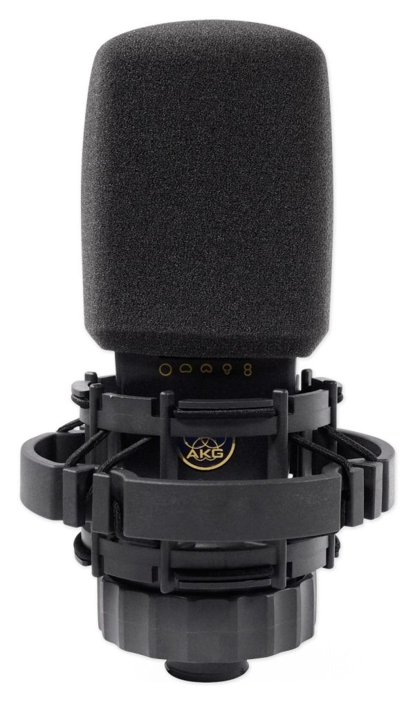 AKG C414 XLII Multi-Pattern Studio Reference Condenser Microphone Recording Mic Fashion