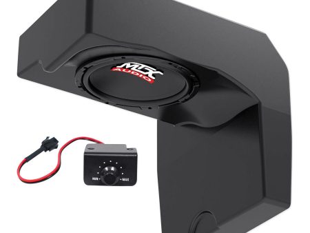 10  500w Powered Under-Seat MTX Subwoofer+Enclosure For 2014-17 Polaris Ranger Sale