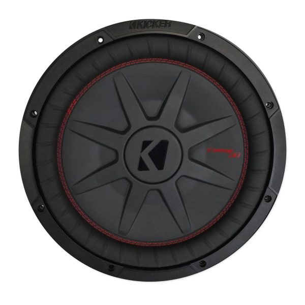 (2) Kicker 48CWRT122 COMPRT12 2000W 12  DVC 2-Ohm Shallow Car Subwoofers Subs on Sale