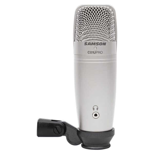 Samson C01U Pro USB Large Diaphragm Studio Condenser Microphone Mic+Tripod Stand For Sale