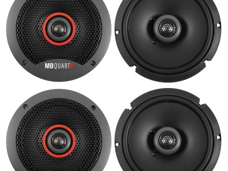 (4) MB QUART FKB116S 6.5  240 Watt Slim Shallow Mount Car Audio Speakers on Sale