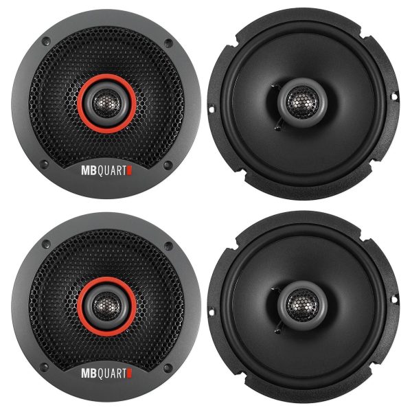 (4) MB QUART FKB116S 6.5  240 Watt Slim Shallow Mount Car Audio Speakers on Sale