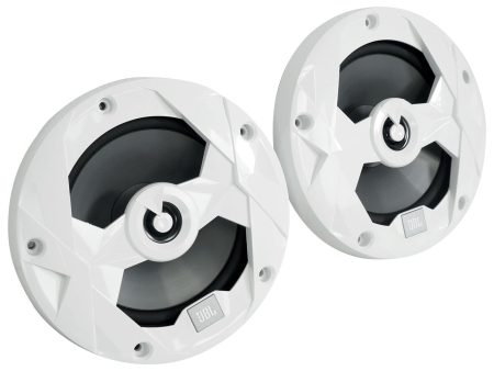 (4) JBL MS65W Marine Audio Boat 6.5  Speakers White 225 Watt Peak 75w RMS Sale