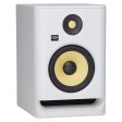 (2) KRK ROKIT RP7 G4 7  Bi-Amped Studio Monitor DSP Speakers White Noise Edition Online Sale