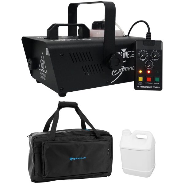 Chauvet DJ H1200 Hurricane 1200 Fog Machine W Remote Timer+Waterproof Carry Bag Discount