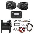 Bluetooth Receiver+6.5  Speakers+Kick Panel Pods for 2018 Polaris Ranger XP1000 Hot on Sale