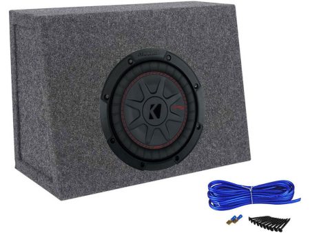 Kicker 48CWRT84 COMPRT8 8  600W DVC 4-Ohm Car Subwoofer+Sealed Sub Box Enclosure Discount