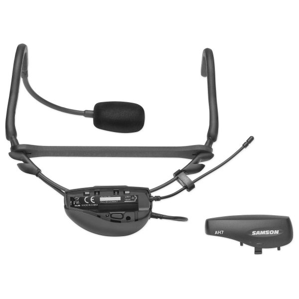 Samson AirLine 77 Wireless AH7-Qe Fitness Pilates Headset Microphone System-K2 Supply