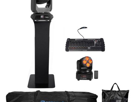 Chauvet DJ Intimidator Hybrid 140SR Moving Head+Stand+Controller+Moving Heads Supply