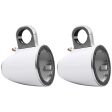 Pair Kicker 43KMTES8W White Marine 8  Speaker Wakeboard Tower Enclosures KMTES8 on Sale