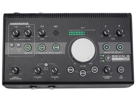 Mackie Big Knob Studio 3x2 Studio Monitor Controller 96kHz USB I O Hot on Sale