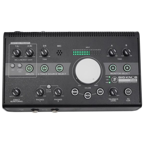 Mackie Big Knob Studio 3x2 Studio Monitor Controller 96kHz USB I O Hot on Sale