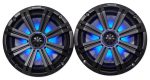 (4) KICKER 45KM84L 8  1200w Marine Boat Wakeboard Tower Speakers w LED s KM8 Online