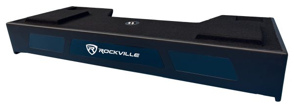 (2) Rockville 10  Subwoofers+Sub Box Enclosure For 2019+ Dodge Ram Crew Cab Online now